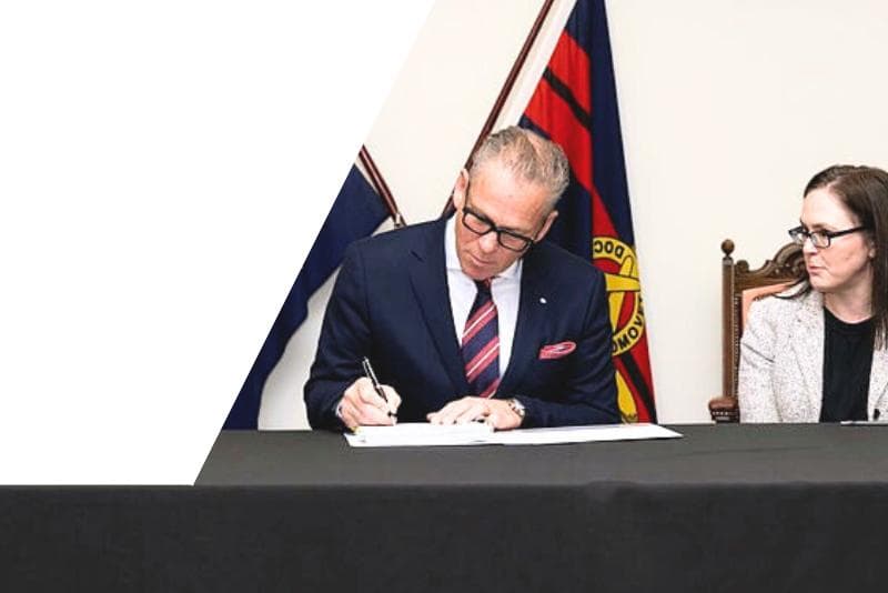 Test Defence signing