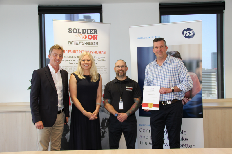 ISS Gold Pledge signing with Soldier On